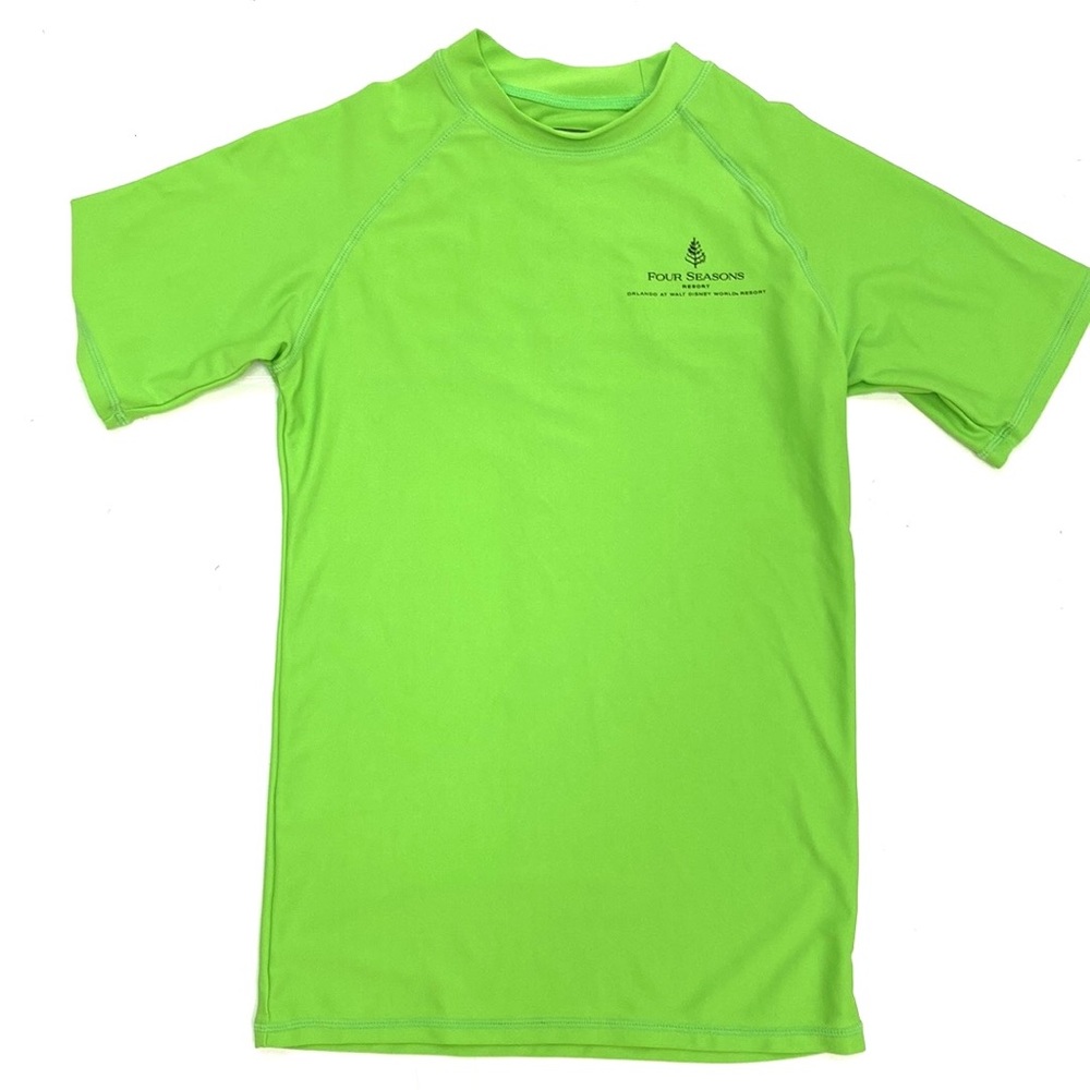 Ingear Four Seasons Youth Neon Green Short Sleeve Shirt Rash Guard